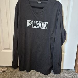 Victoria's Secret Black Long Sleeve Tee
